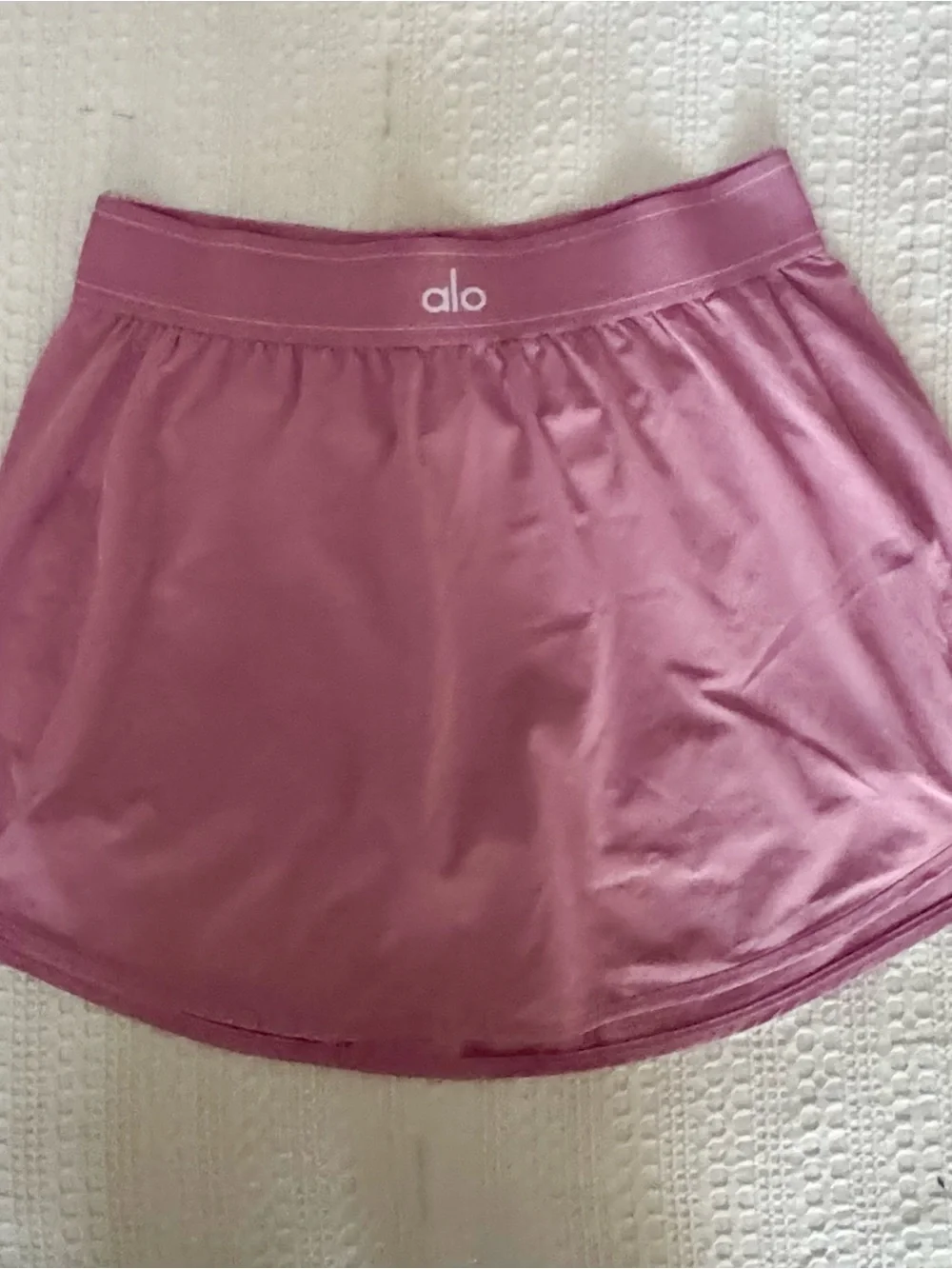 ALO Yoga Dusty Rose Athletic Mini Skort